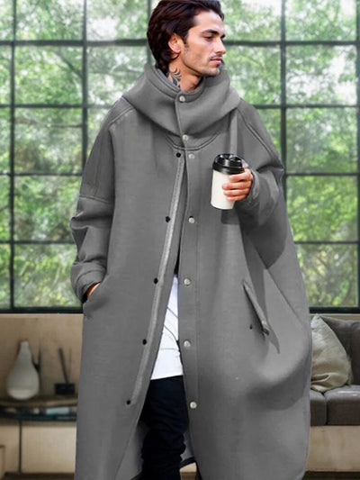 Windproof Oversized Hooded Coat Coat coofandy 