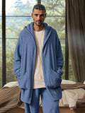 Comfy Hooded Cardigan Pants Outfits Sets coofandy 