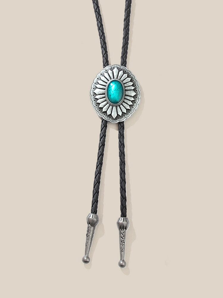 Vintage Bolo Tie Leather Necklace Necklace coofandystore PAT2 F 
