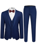 3 Piece Suits Set Tuxedo Prom Blazer Vest Pants Set (US Only) Suit Set coofandy 