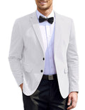 Two Button Slim Fit Blazers Retro Tuxedo Suit Jackets (US Only) Blazer coofandy 
