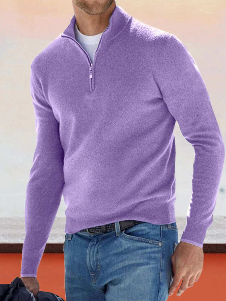 Coofandy Long sleeved tunic shirt Sweater coofandystore Lilac S 