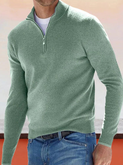 Long sleeved knit shirt coofandystore Green S 