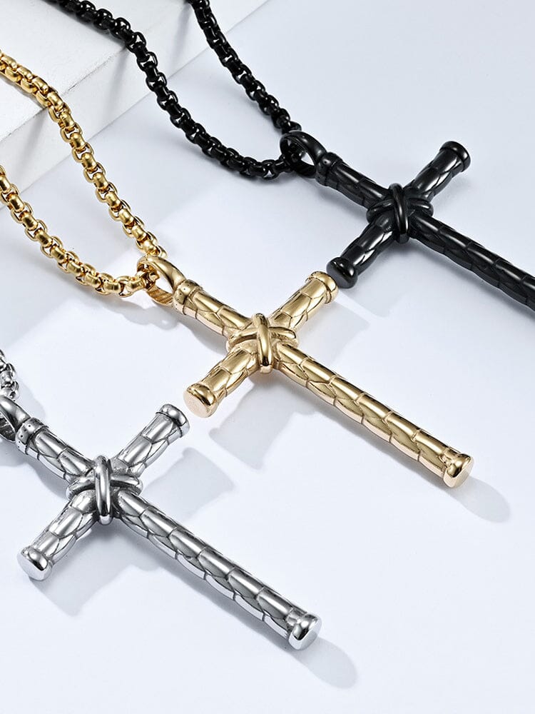 Cross Pendant Chain Necklace Accessories coofandystore 
