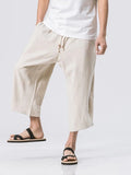 COOFANDY 3/4 SHORTS CASUAL TROUSERS coofandy Cream M 