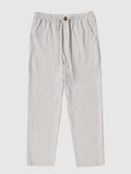 Coofandy Linen Style Yoga Pants With Pockets coofandystore Light Grey S 