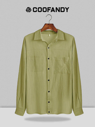 Coofandy Cotton Style Shirt With Pocket coofandy 