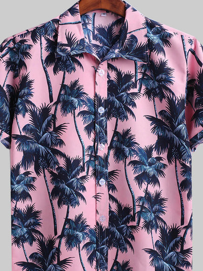 Coofandy Hawaiian coconut tree shirt Shirts coofandy 