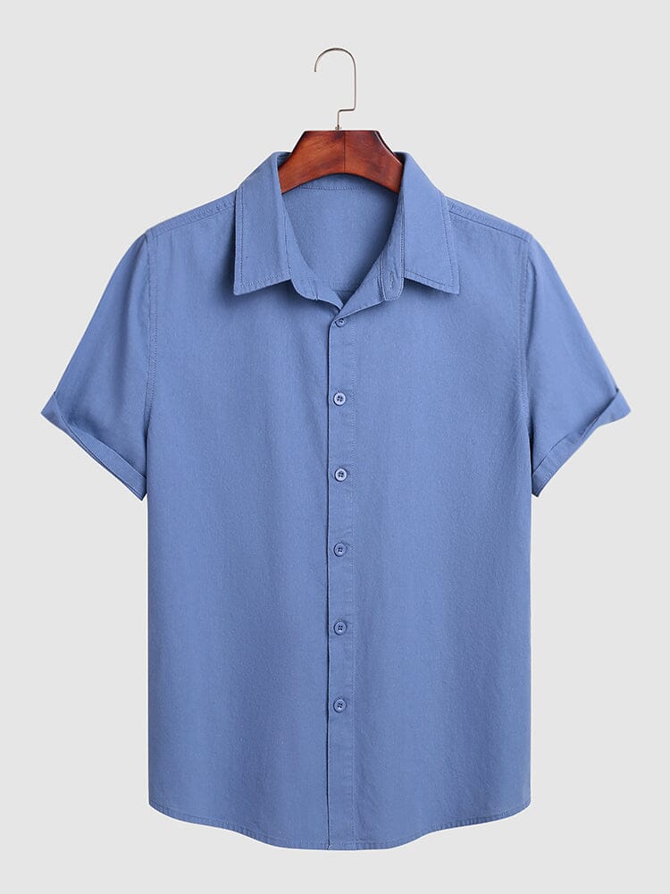 Coofandy Natural Dyeing Short Sleeves Shirt Shirts coofandy 