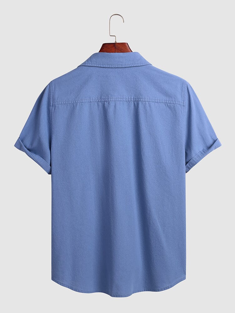 Coofandy Natural Dyeing Short Sleeves Shirt Shirts coofandy 