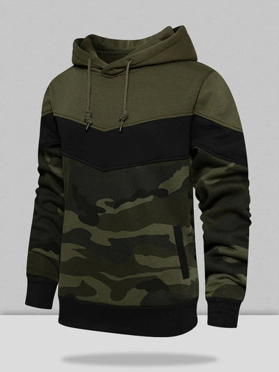 Multicolor camo hoodie jumper Hoodies coofandystore Army Green S 