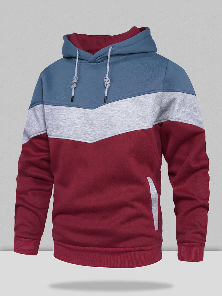 Multicolor camo hoodie jumper Hoodies coofandystore Blue-Red S 