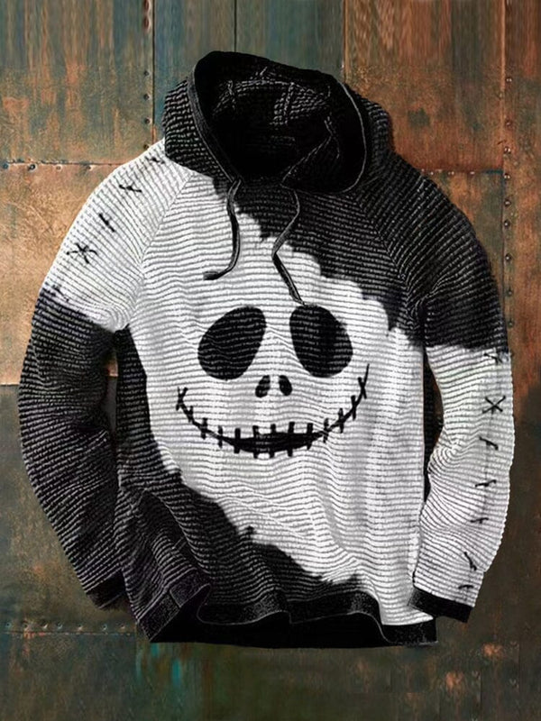 Halloween Ghost Face Hoodie coofandystore White M 