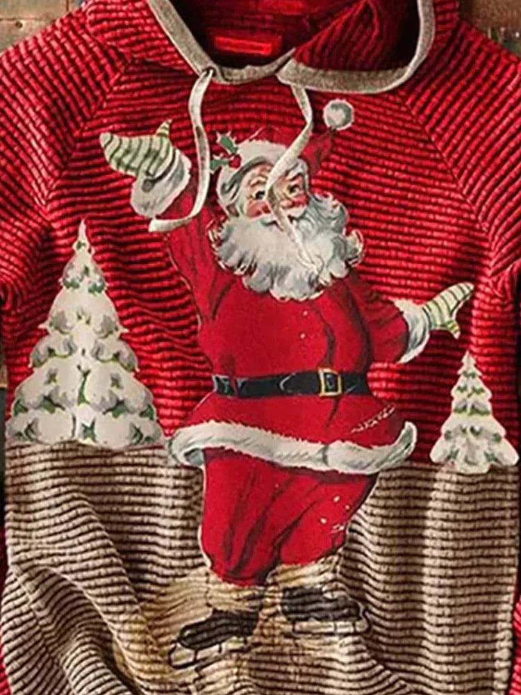 Coofandy Christmas Style Hooded Sweatshirt Sweaters coofandystore 