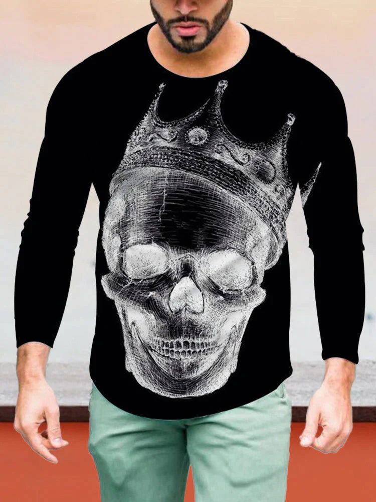 Halloween Skull Sweater coofandystore Pattern1 S 