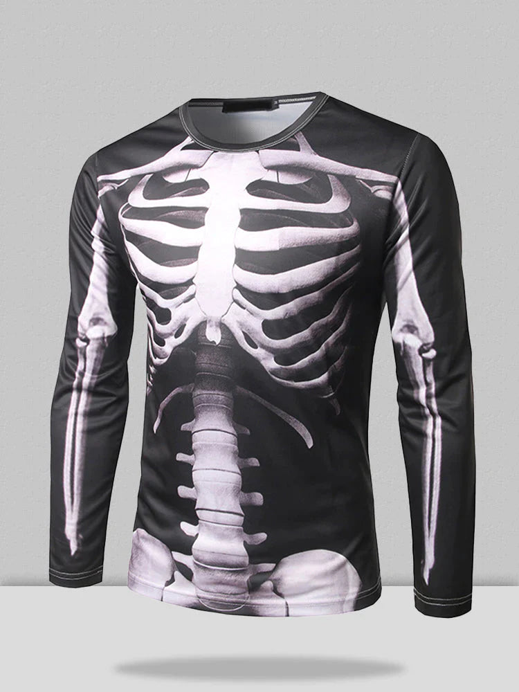 Halloween Skeleton Sweater coofandystore Black M 