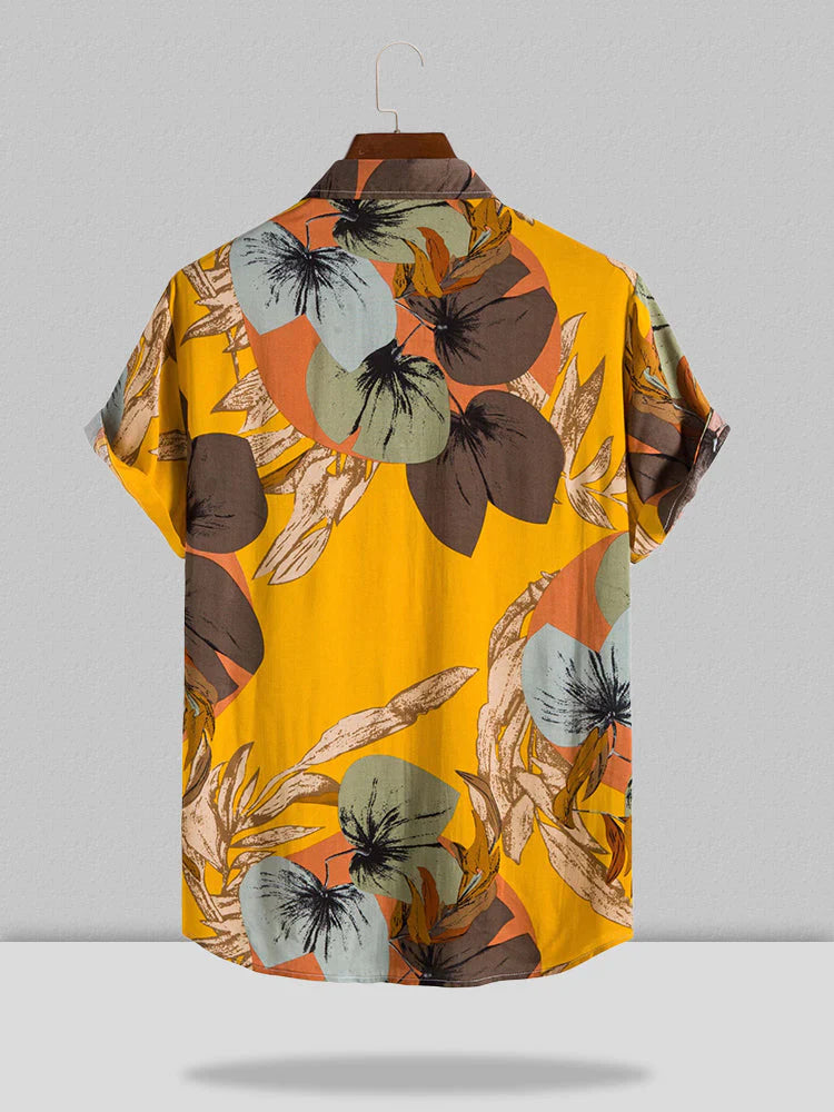 Hawaiian Pattern Short Sleeves Shirt coofandystore 