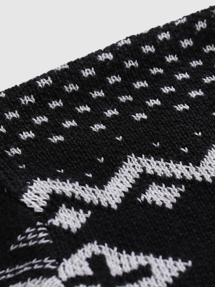 Christmas Snowflake Pullover Knit Sweater Bottoming Sweater Sweaters coofandystore 
