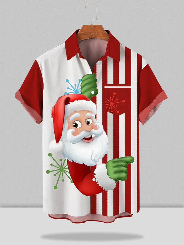 Christmas Santa Claus Shirt Shirts & Polos coofandystore Red S 