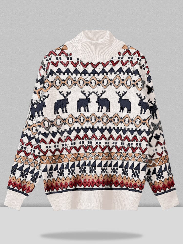 Christmas Turtleneck Sweater Sweaters coofandystore 