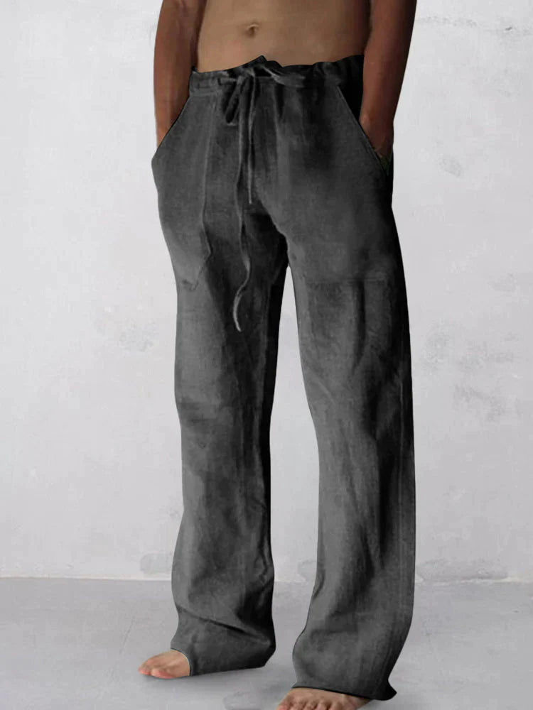 Comfortable Wide-Legged Linen Pants - Premium Style | Perfect for Any ...