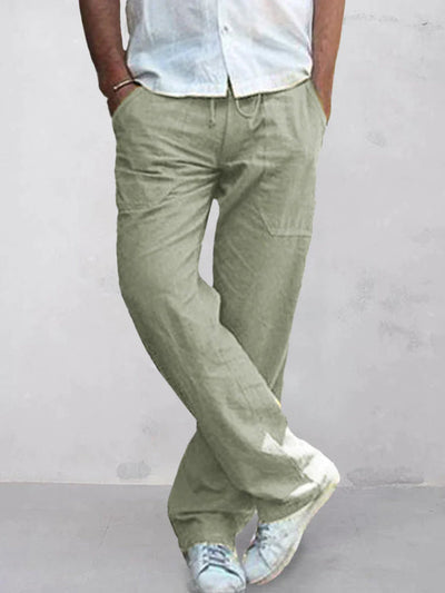Casual Lace Up Pants Pants coofandystore Green S 