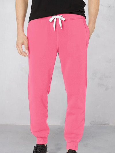 Fit Fleece Thermal Sweatpants Pants coofandystore Pink S 