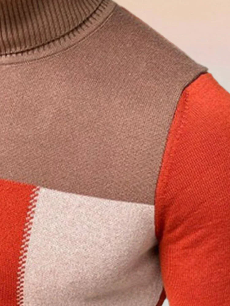 High-neck knit bottoming sweater Sweaters coofandystore 