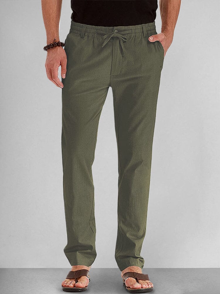 Casual Cotton Sweatpants Pants coofandystore Army Green S 