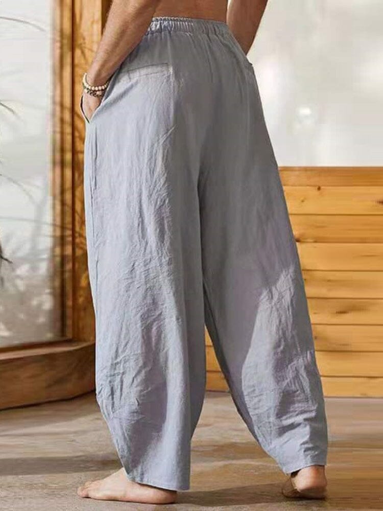 cotton linen style harem pant Pants coofandystore 