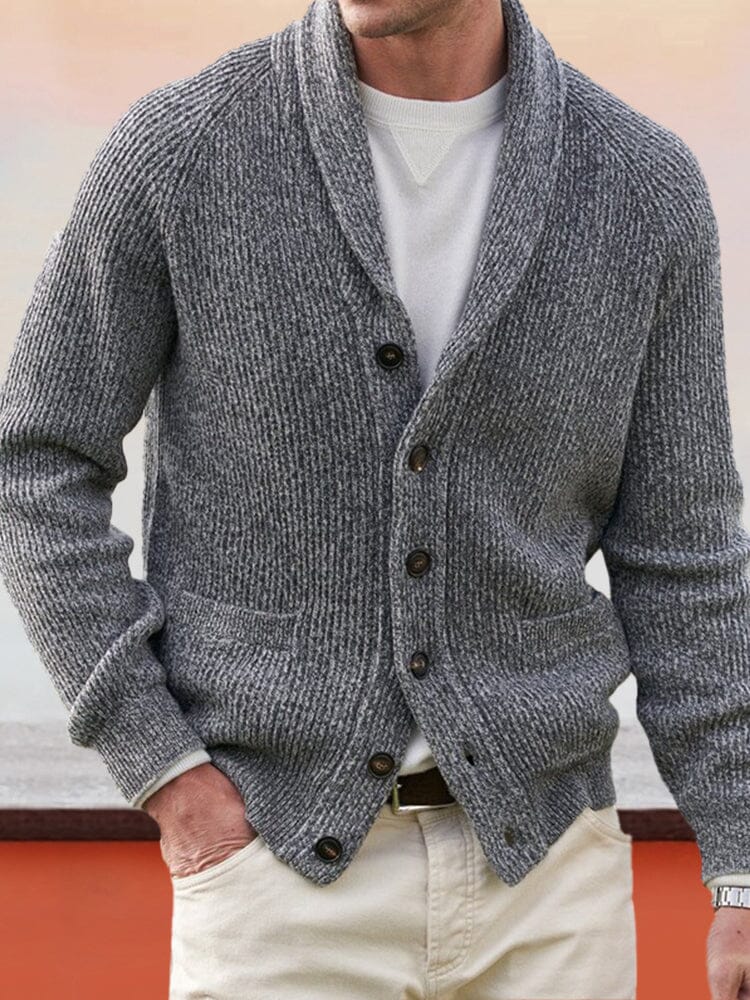 Turn-down Collar Cardigan Button Knit Sweater Sweaters coofandystore 