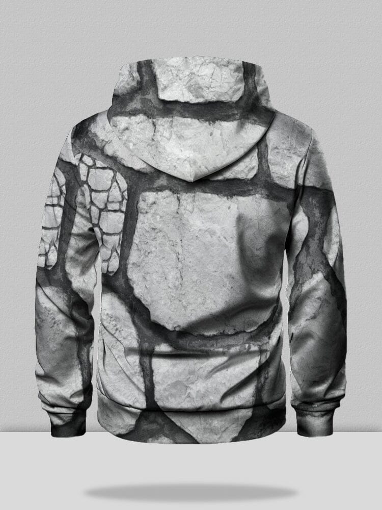 3D digital printing natural texture hoodie Fashion Hoodies & Sweatshirts coofandystore 