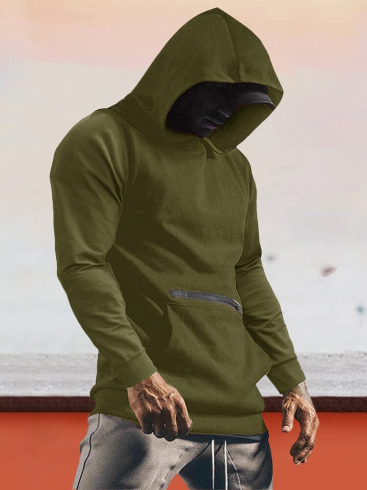 Casual Sport Hoodie Fashion Hoodies & Sweatshirts coofandystore Army Green S 
