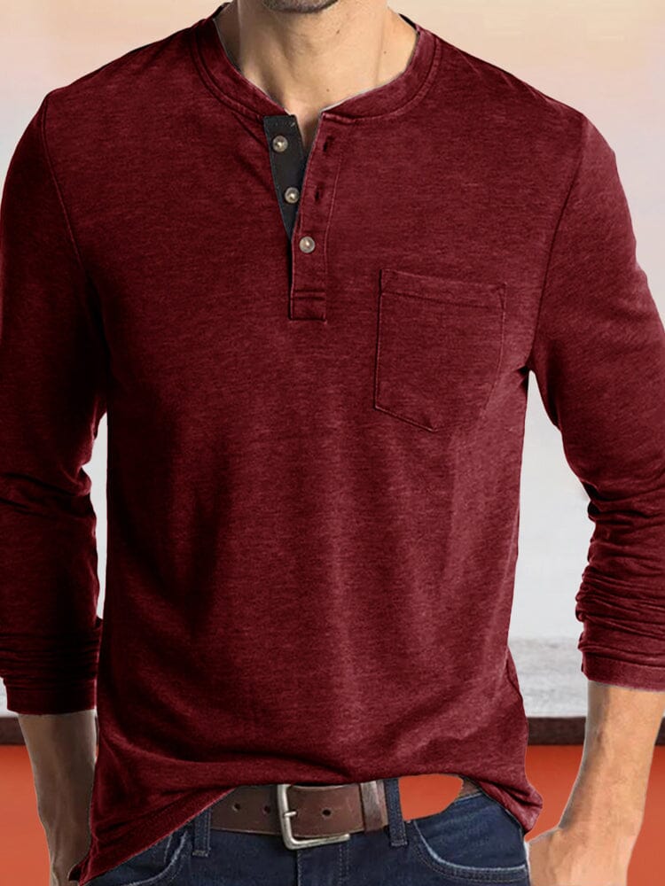 Soft Button Up T-Shirt Shirts & Polos coofandystore Wine Red S 
