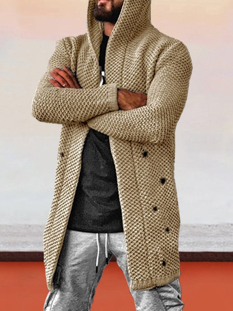 Coofandy Hooded Sweater Coat - Casual & Comfortable – coofandy