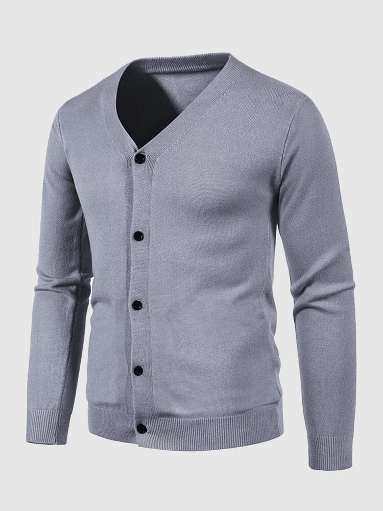 V-neck Cardigan Knit Slim Soft Sweater Sweaters coofandystore 