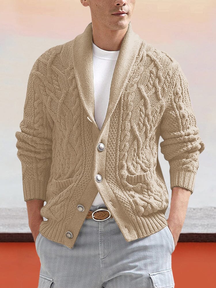 Slim Knitted Long-sleeved Cardigan Sweater Sweaters coofandystore 