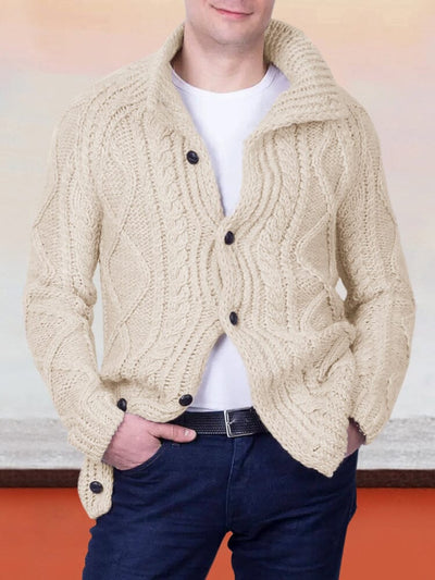 Cardigan Long Sleeve Knitted Sweater Sweaters coofandystore 