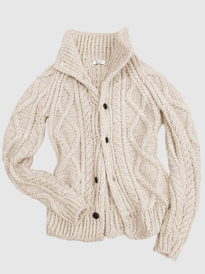 Cardigan Long Sleeve Knitted Sweater Sweaters coofandystore 