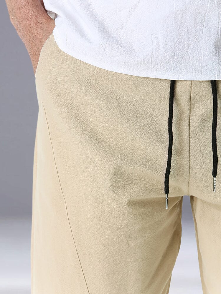 Casual Loose Fit Linen Pants Pants coofandystore 