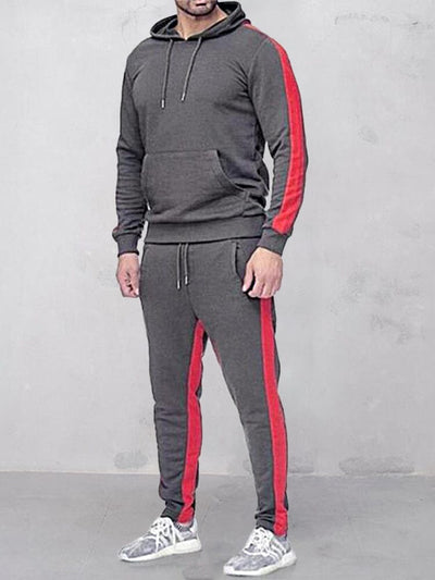 Round Neck Pullover Hoodie Sport Sets Sports Set coofandystore 