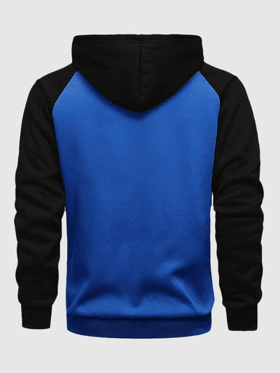 Multi-color Zipper Padded Hooded Sweatshirt Fashion Hoodies & Sweatshirts coofandystore 