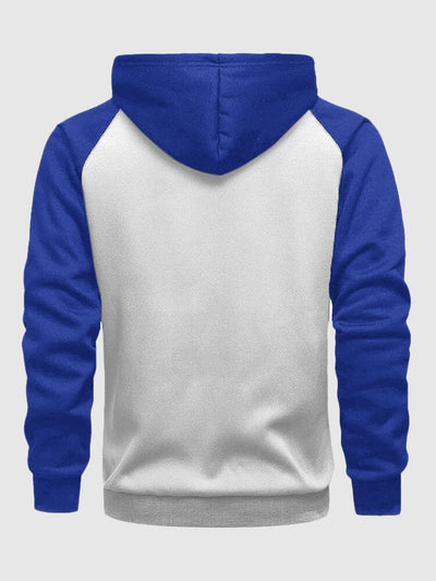 Multi-color Zipper Padded Hooded Sweatshirt Fashion Hoodies & Sweatshirts coofandystore 