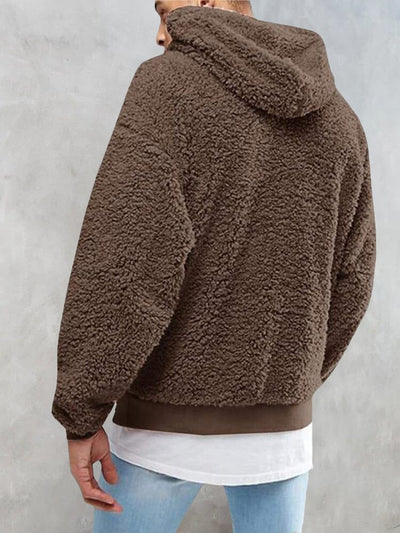 Thermal Fluffy Fleece Pullover Hoodie Hoodies coofandystore 