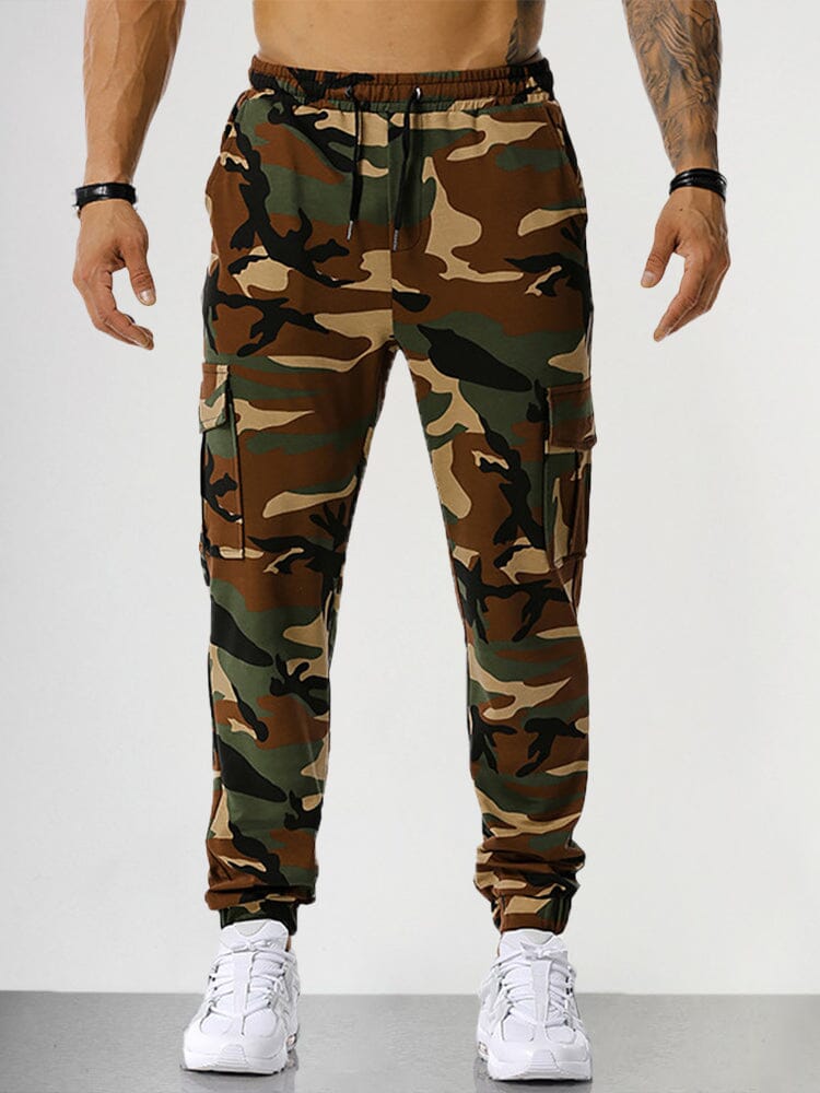 Splicing Camouflage Sports Fitness Pants Pants coofandystore 