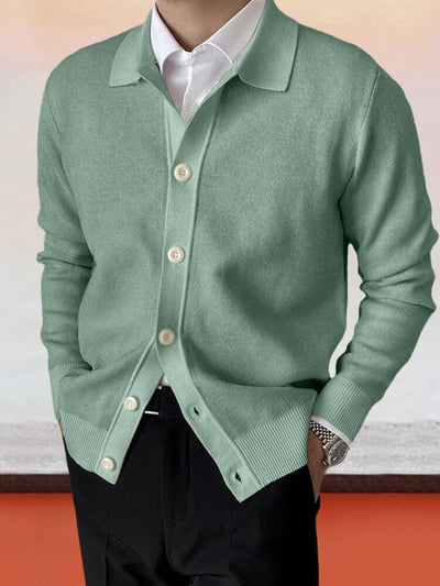 Casual Cardigan Knitted Sweater Sweaters coofandystore Green M 