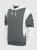 Color Blocking Fashion Casual Hoodie Hoodies coofandystore 