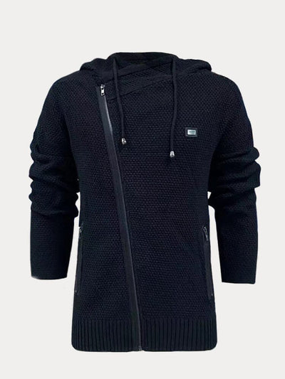 Fashion Oblique Zipper Slim Jacket Jackets coofandystore 