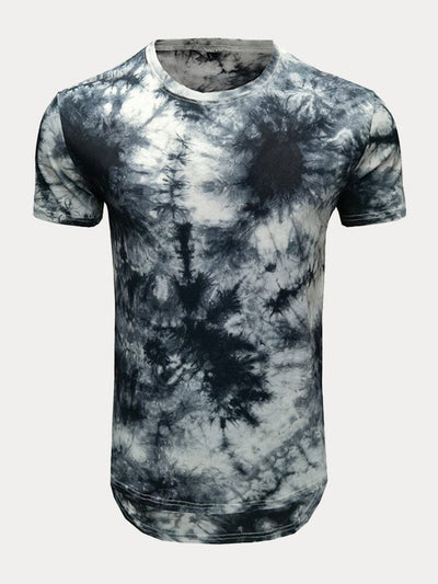 Tie dye Cotton T shirt T-Shirt coofandystore Black S 
