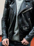 Punk Motorcycle Leather Jacket Jackets coofandystore 